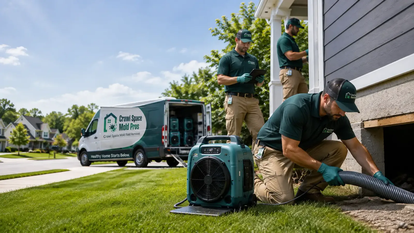 Crawl Space Mold Removal in Gosport, IN